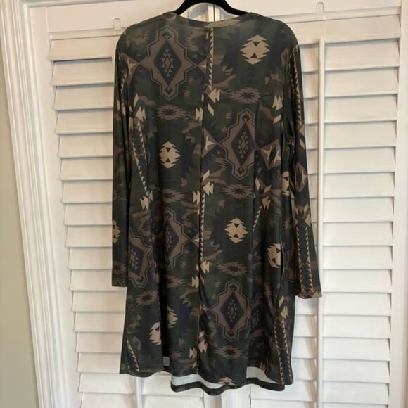 Crazy Train Aztec Print Dress Size Large - Picture 2 of 7